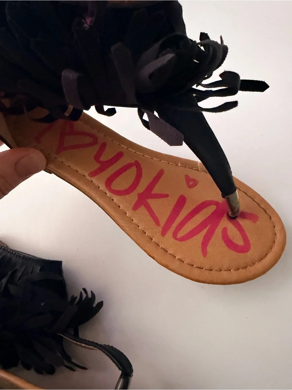Iloveyokids fringe sandals